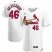 St.Louis Cardinals #46 Paul Goldschmidt Mens Nike White Home 2020 Authentic Player MLB Jersey