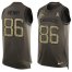 Nike Los Angeles Chargers #86 Hunter Henry Green Mens Stitched NFL Limited Salute To Service Tank Top Jersey