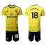 Arsenal #18 Monreal Away Soccer Club Jersey