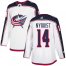 Adidas Columbus Blue Jackets #14 Gustav Nyquist White Road Authentic Stitched Youth NHL Jersey