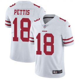 Nike San Francisco 49ers #18 Dante Pettis White Youth Stitched NFL Vapor Untouchable Limited Jersey