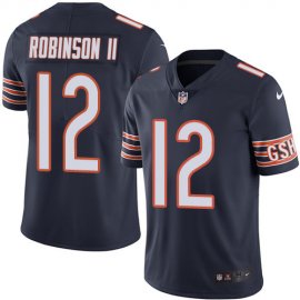 Nike Chicago Bears #12 Allen Robinson II Navy Blue Team Color Mens Stitched NFL Vapor Untouchable Limited Jersey