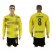 Dortmund #8 Gundogan Home Long Sleeves Soccer Club Jersey