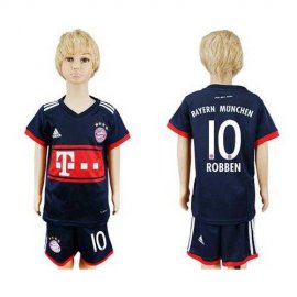 Bayern Munchen #10 Robben Away Kid Soccer Club Jersey