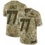 Nike Denver Broncos #77 Sam Jones Camo Mens Stitched NFL Limited 2018 Salute To Service Jersey