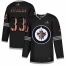 Winnipeg Jets #33 Dustin Byfuglien Adidas Mens Black USA Flag Limited NHL Jersey