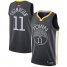 Warriors #11 Klay Thompson Black 2019 Finals Bound Womens Basketball Swingman Statement Edition Jersey