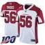 Nike Arizona Cardinals #56 Terrell Suggs White Mens Stitched NFL 100th Season Vapor Limited Jersey