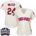 Cleveland Indians #24 Andrew Miller Cream 2016 World Series Bound Womens Alternate Stitched MLB Jersey