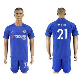Chelsea #21 Matic Home Soccer Club Jersey