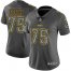 Nike Pittsburgh Steelers #75 Joe Greene Gray Static Womens Stitched NFL Vapor Untouchable Limited Jersey