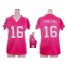 Nike San Francisco 49ers #16 Joe Montana Pink Draft Him Name & Number Top Womens Stitched NFL Elite Jersey