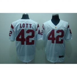 USC Trojans 42 Lott white NCAA Jerseys