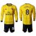 Arsenal #8 Ramsey Away Long Sleeves Soccer Club Jersey
