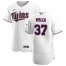 Minnesota Twins #37 Matt Wisler Mens Nike White Home 2020 Authentic Player MLB Jersey