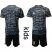 Mexico Blank Black Goalkeeper Kid Soccer Country Jersey