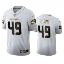Seattle Seahawks #49 Shaquem Griffin Mens Nike White Golden Edition Vapor Limited NFL 100 Jersey