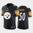 Pittsburgh Steelers #50 Ryan Shazier Black Mens Nike Big Team Logo Vapor Limited NFL Jersey