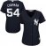 New York Yankees #54 Aroldis Chapman Navy Blue Alternate Womens Stitched MLB Jersey