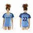 Womens Manchester City #22 Clichy Home Soccer Club Jersey