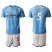 Manchester City #5 Stones Home Soccer Club Jersey