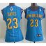 Cheap Women New Orleans Hornets 23# Anthony Davis Blue Revolution 30 Swingman NBA Jerseys