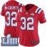 Nike New England Patriots #32 Devin McCourty Red Alternate Super Bowl LIII Bound Womens Stitched NFL Vapor Untouchable Limited Jersey