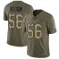 Nike Indianapolis Colts #56 Quenton Nelson Olive/Camo Mens Stitched NFL Limited 2017 Salute to Service Jersey