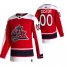 Columbus Blue Jackets Custom Red Mens Adidas 2020-21 Alternate Authentic Player NHL Jersey