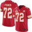 Nike Kansas City Chiefs #72 Eric Fisher Red Team Color Youth Super Bowl LV Bound Stitched NFL Vapor Untouchable Limited Jersey