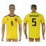 Belgium #5 Vertonghen Away Soccer Country Jersey