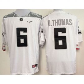Oregon Ducks #6 DeAnthony Thomas White Diamond Quest Stitched NCAA Jersey