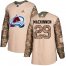 Adidas Colorado Avalanche #29 Nathan MacKinnon Camo Authentic 2017 Veterans Day Stitched Youth NHL Jersey