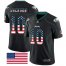 Nike Philadelphia Eagles #10 DeSean Jackson Black Mens Stitched NFL Limited Rush USA Flag Jersey