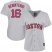 Boston Red Sox #16 Andrew Benintendi Grey Road Womens Stitched MLB Jersey