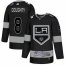 Adidas Los Angeles Kings X Dodgers #8 Drew Doughty Black Authentic City Joint Name Stitched NHL Jersey