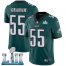 Nike Philadelphia Eagles #55 Brandon Graham Midnight Green Team Color Super Bowl LII Youth Stitched NFL Vapor Untouchable Limited Jersey