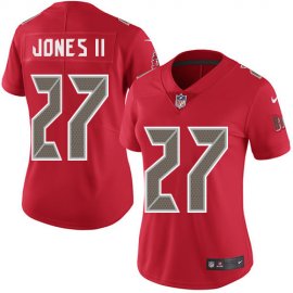 Nike Tampa Bay Buccaneers #27 Ronald Jones II Red Womens Stitched NFL Limited Rush Jersey