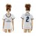 Womens Real Madrid #2 Carvajal Home Soccer Club Jersey