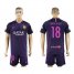 Barcelona #18 Jordi Alba Away Soccer Club Jersey
