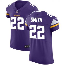Nike Minnesota Vikings #22 Harrison Smith Purple Team Color Mens Stitched NFL Vapor Untouchable Elite Jersey