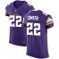 Nike Minnesota Vikings #22 Harrison Smith Purple Team Color Mens Stitched NFL Vapor Untouchable Elite Jersey
