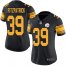 Nike Pittsburgh Steelers #39 Minkah Fitzpatrick Black Womens Stitched NFL Limited Rush Jersey