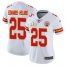 Nike Kansas City Chiefs #25 Clyde Edwards-Helaire White Womens Super Bowl LV Bound Stitched NFL Vapor Untouchable Limited Jersey