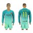 Barcelona #11 Neymar Jr Sec Away Long Sleeves Soccer Club Jersey