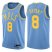 Nike Los Angeles Lakers #8 Kobe Bryant Royal Blue NBA Swingman Hardwood Classics Jersey
