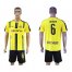 Dortmund #6 Bender Home Soccer Club Jersey