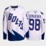 Adidas Tampa Bay Lightning #98 Mikhail Sergachev Mens 2022 Stadium Series Authentic NHL Jersey – White Mens