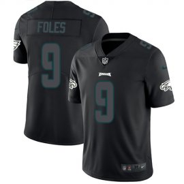 Nike Philadelphia Eagles #9 Nick Foles Black Mens Stitched NFL Limited Rush Impact Jersey