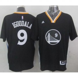 Golden State Warriors #9 Andre Iguodala New Black Alternate Stitched NBA Jersey